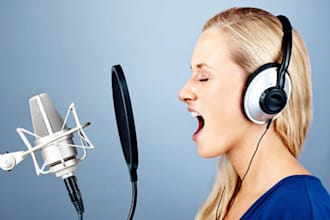 ghostwrite and sing amazing gospel rock pop folk christian song as a vocalist