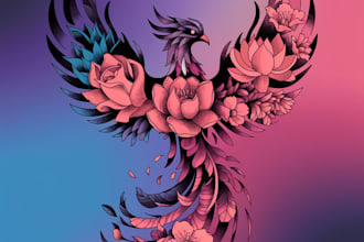create unique custom tattoo any tattoo design, tattoo artist