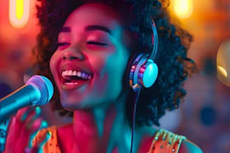 be vocalist, lyrics writer, christian song, songwriter as female gospel singer
