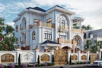 create exterior renderings, interior renderings in sketchup