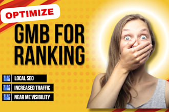 provide gmb ranking with related keywords, gmb audit, and local SEO services