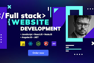 reactjs and nodejs full stack website development