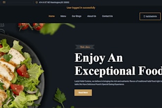 develop and design PHP website