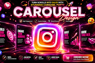 design high converting instagram carousel posts
