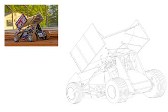 do vector tracing, vector line art, line drawing and diagram