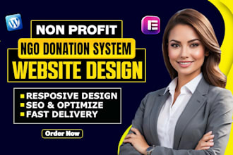 do nonprofit charity fundraising church ngo donation wordpress website design