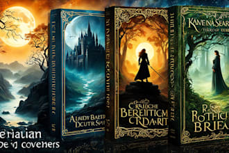 make dp book cover design, fantasy book cover