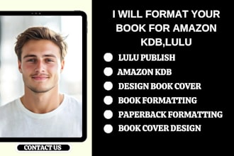 design and setup lulu direct publish amazon kdb book format ingramspark d2d
