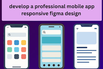do mobile app design,ui ux and mockups in figma