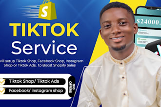 setup tiktok shop, facebook shop, and instagram shop to boost shopify sales