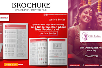 design a professional flyer or brochure for your business