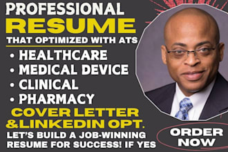 write a top medical device resume, healthcare, doctor, nursing, pharmacy CV