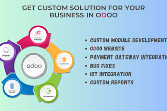 develop custom odoo modules, bug fix and build odoo website