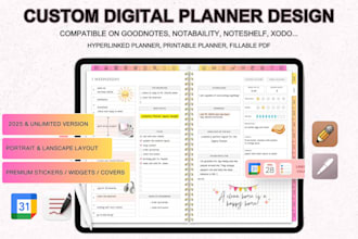 design etsy digital planner, digital products, hyperlinked planner, etsy seo