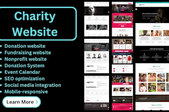 charity website nonprofit website non profit website SEO charity website