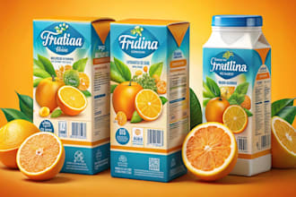 create pouch packaging label design