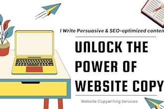 write sales email SEO website product listing content description copy writer