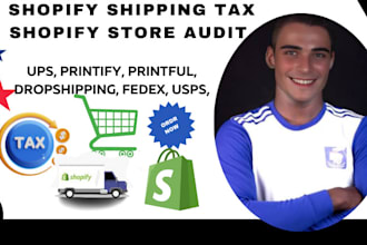 set up shopify shipping tax configuration shopify store audit usa,uk, germany