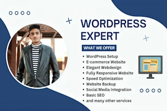 redesign, recreate, fix, revamp or rebuild your wordpress website with elementor