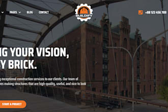 build redesign wordpress website on bluehost godaddy ionos hostinger