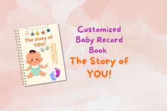 design personalized baby journal