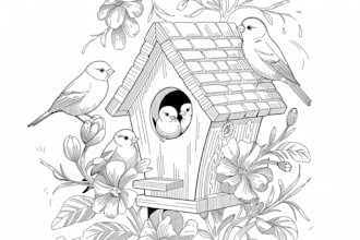 draw coloring book pages for kids and adults