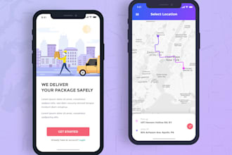 build p delivery app, home service app, courier delivery app
