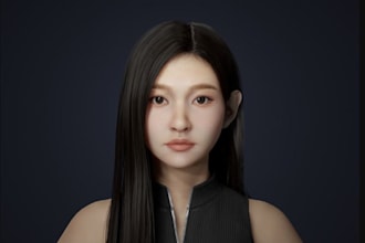3d photorealistic metahuman character, ue5 modular game character, daz 3d model