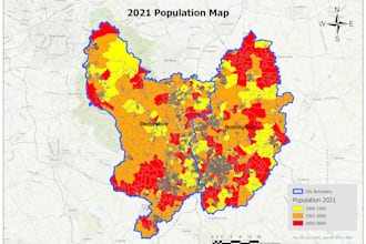 make professional gis maps on arcgis pro,arcmap,qgis