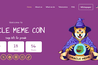 make a meme coin website
