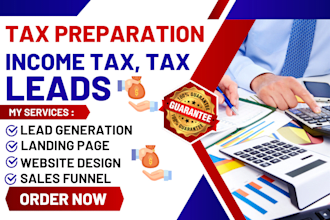 tax preparation leads income tax leads tax website income tax finance tax leads