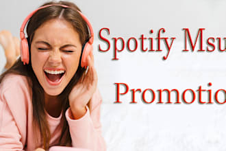 create and run advertisement to promote your spotify music