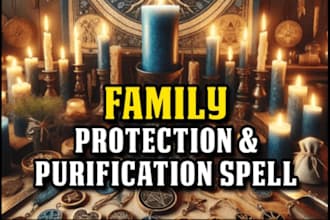 cast a powerful protection spell, be with me spell, family protection spell