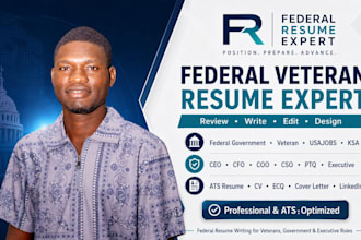 write federal government veteran ksa response cfo coo sdr ptqs cso ceo resume