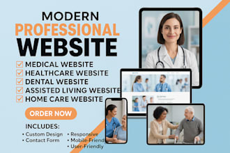 create medical healthcare dental assisted living home care website