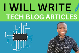 write SEO optimized tech blog articles