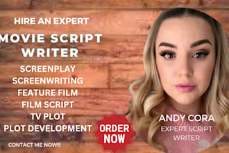 write movie script screenplay screenwriting tv series feature film literary