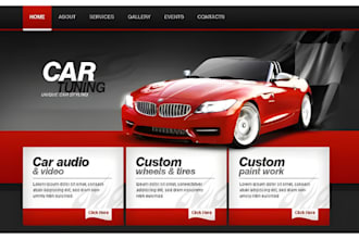 build auto part website automotive website auto part store automobile website