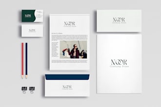 brand and identity, stationary design
