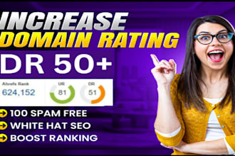 increase domain rating 50 plus