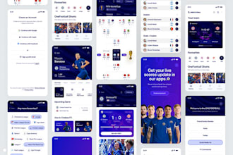 develop football game, soccer game ,fantasy sport app, fifa sport app