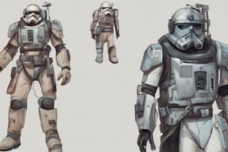 design your sci fi and star wars character
