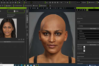 create 3d realistic character , iclone 8, c4d, unreal engine,metahuman,3d model