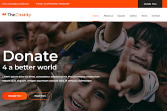 non profit website, charity website, 501c3, donation website, nonprofit website
