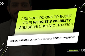 do SEO article writing, blog post writing or content writing