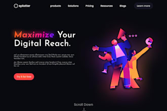 do UI design in figma web designs, landing pages ,mobile UI