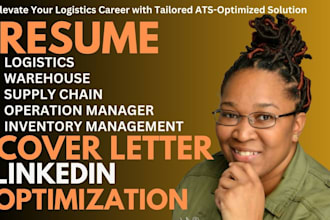 write you an ats logistics, warehouse and supplychain resume