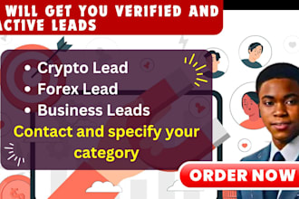 do crypto forex business active and verified lead generation service