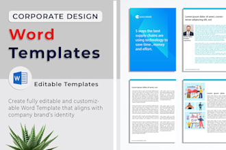 corporate design your microsoft word templates