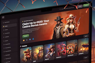 develop sport bet website, fantasy sports bet website, arcade game website